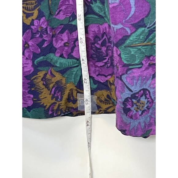 VTG Patty O'Neil Womens S purple Long Sleeves Cottage Core Whimsy Goth Dress - Picture 7 of 8